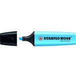 813-MARCADOR FLUORESCENTE BOSS ORIGINAL TRAZO 2/5MM. AZUL STABILO 70/31