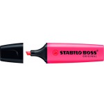 815-MARCADOR FLUORESCENTE BOSS ORIGINAL TRAZO 2/5MM. ROJO STABILO 70/40