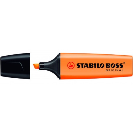 817-MARCADOR FLUORESCENTE BOSS ORIGINAL TRAZO 2/5MM. NARANJA STABILO 70/54