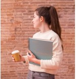 8190-CUADERNO 100% RECICLADO NB-1 A4 80HOJAS ECOAZUL EMOTIONS MIQUELRIUS 6092