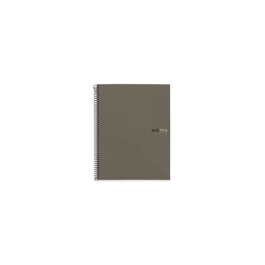 8193-CUADERNO 100% RECICLADO NB-4 A4 120HOJAS ECOGRIS MIQUELRIUS 6082