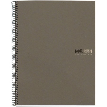 8199-CUADERNO 100% RECICLADO NB-4 A5 120HOJAS ECOGRIS MIQUELRIUS 6084