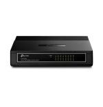 82-SWITCH FAST ETHERNET TP-LINK CON 16 PUERTOS DE ESCRITORIO Y PARA MONTAJE EN RACK