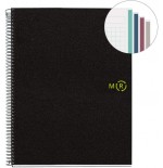 8201-CUADERNO 100% RECICLADO NB-4 A4 120HOJAS TAPAS POLIPROPILENO MIQUELRIUS 6038