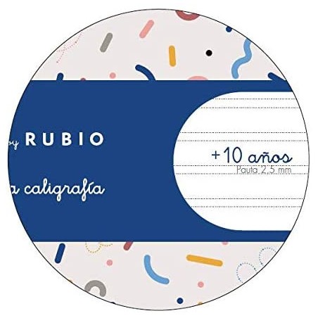 8209-CUADERNO GRAPADO A4 50HOJAS PAUTA 2,5MM MR CON EJERCICIOS RUBIO MIQUELRIUS 8146