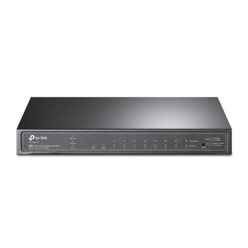 8232-TP-LINK TL-SG2210P switch Gestionado L2/L4 Gigabit Ethernet (10/100/1000) Energia sobre Ethernet (PoE) Negro