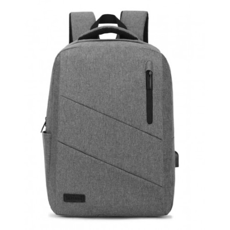 8245-SUBBLIM City Backpack maletines para portatil 39,6 cm (15.6") Mochila Gris