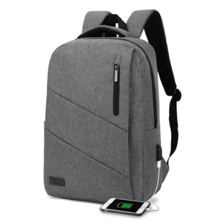 8246-SUBBLIM City Backpack maletines para portatil 39,6 cm (15.6") Mochila Gris