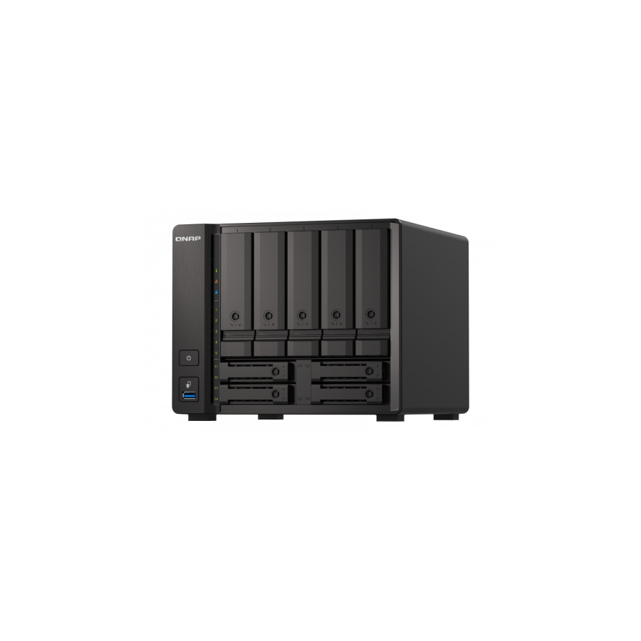 8260-QNAP TS-H973AX-32G servidor de almacenamiento NAS Tower Ethernet Negro V1500B