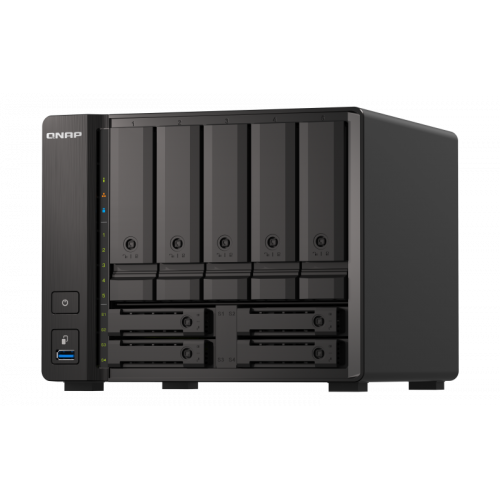 8262-QNAP TS-H973AX-8G servidor de almacenamiento NAS Tower Ethernet Negro V1500B