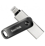 8275-SanDisk iXpand unidad flash USB 64 GB USB Type-A / Lightning 3.2 Gen 2 (3.1 Gen 2) Negro, Plata