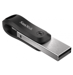 8276-SanDisk iXpand unidad flash USB 64 GB USB Type-A / Lightning 3.2 Gen 2 (3.1 Gen 2) Negro, Plata