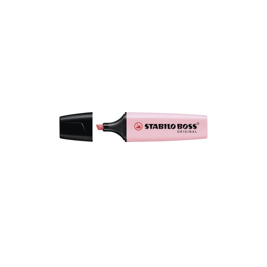 831-MARCADOR.FLUORESCENTE BOSS TRAZO 2/5MM. ROSA PASTEL STABILO 70/129