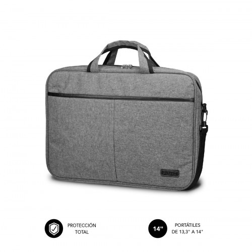 8317-SUBBLIM Maletin Ordenador Elite Laptop Bag 13,3-14" Grey