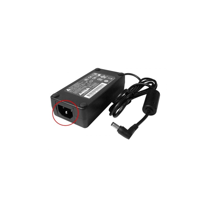 8340-QNAP PWR-ADAPTER-90W-A01 adaptador e inversor de corriente Interior Negro