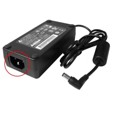 8340-QNAP PWR-ADAPTER-90W-A01 adaptador e inversor de corriente Interior Negro