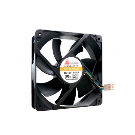 8377-QNAP FAN-12CM-T01 ventilador de PC Universal Negro