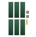 8381-QNAP TPAD-M2SSD-01 compuesto disipador de calor