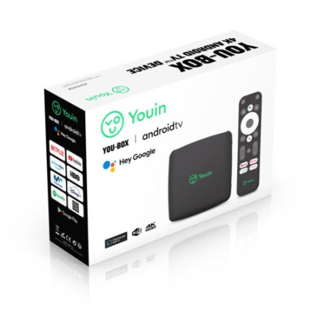 8468-Youin You-Box Negro 4K Ultra HD 8 GB Wifi Ethernet