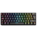 8492-Krom Kluster teclado USB + Bluetooth Negro