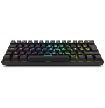 8493-Krom Kluster teclado USB + Bluetooth Negro