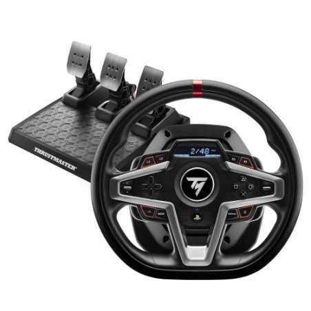8501-THRUSTMASTER VOLANTE + PEDALES T248 PARA PS5 / PS4 / PC