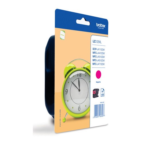 8508-BROTHER TINTA MAGENTA LC-125XLMBP