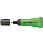851-MARCADOR FLUORESCENTE NEON TRAZO 2/5MM. VERDE STABILO 72/33