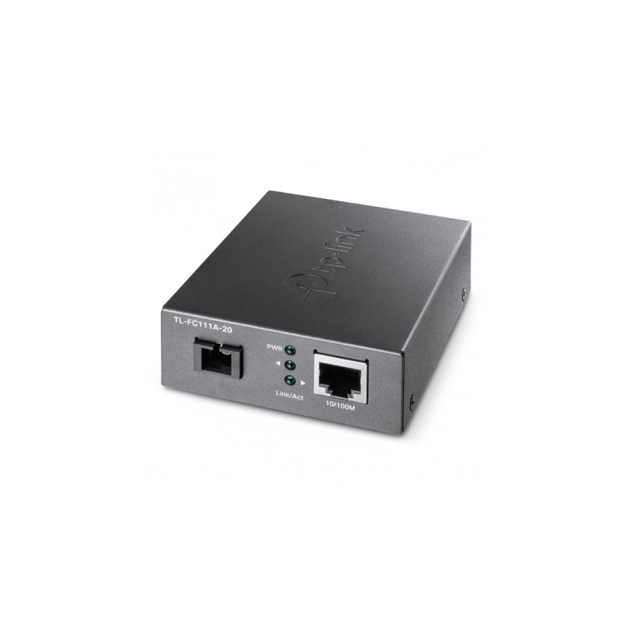8560-TP-LINK TL-FC111A-20 convertidor de medio 100 Mbit/s Monomodo Negro