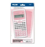 8568-Milan Blister calculadora cientifica M240 rosa, Edicion +