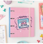 8634-CARPETA CON ANILLAS - VAMOS A PASARLO MUY BIEN MR WONDERFUL