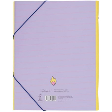 8639-CARPETA SEPARADORA - HAZ QUE CADA DIA MEREZCA LA PENA MR WONDERFUL WOA11105ES