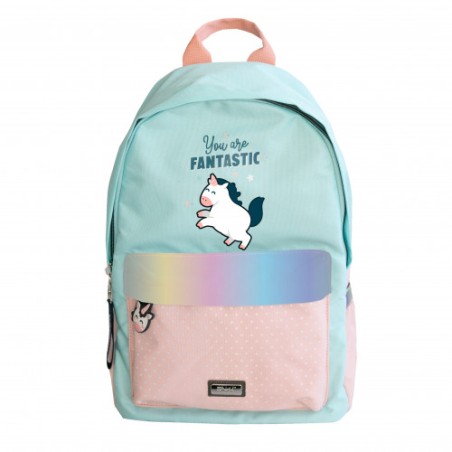 8645-BACKPACK UNICORN - YOU ARE FANTASTIC MR WONDERFUL WOA11110EM
