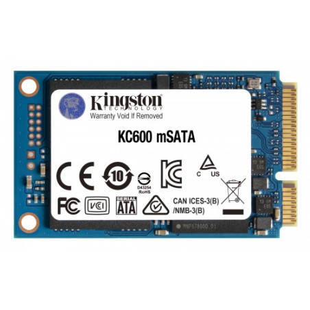 8646-Kingston Technology KC600 mSATA 1024 GB Serial ATA III 3D TLC