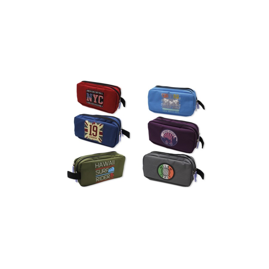 8658-Lagart Portatodo New College Doble Cremallera