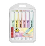 866-ESTUCHE PLASTICO SWING COOL PASTEL 6 UNIDADES SURTIDAS TRAZO 1/4MM. STABILO 275/6-08