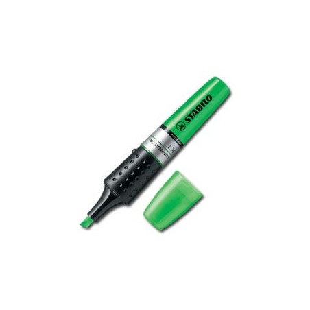 869-MARCADOR FLUORESCENTE LUMINATOR TRAZO 2/5MM. VERDE STABILO 71/33