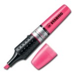 870-MARCADOR FLUORESCENTE LUMINATOR TRAZO 2/5MM. ROJO STABILO 71/40