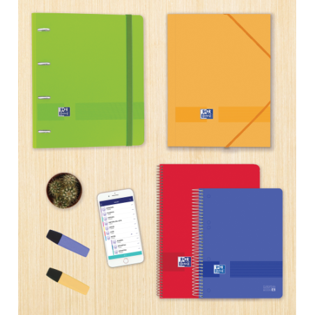 8711-Oxford Live & Go carpeta de carton A4+ Colores surtidos