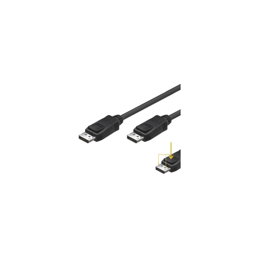 8754-Ewent EW-140100-020-N-P cable DisplayPort 2 m Negro