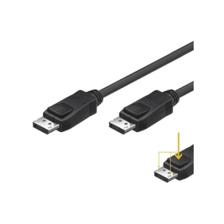 8754-Ewent EW-140100-020-N-P cable DisplayPort 2 m Negro