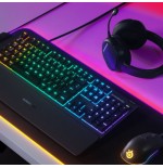 8770-TECLADO STEELSERIES APEX 3 (PORTUGUES) (64804)