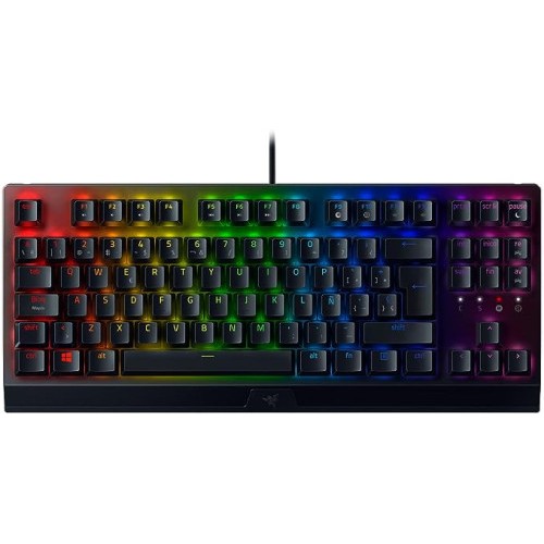 8772-TECLADO RAZER BLACKWIDOW V3 TENKEYLESS YELLOW SWITCH (ESPANOL) (RZ03-03492300-R311)