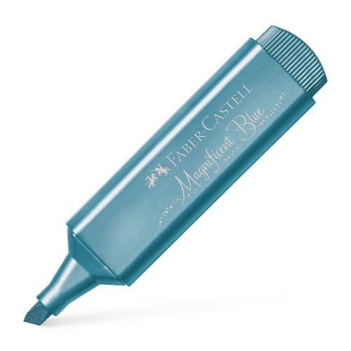 8812-Faber-Castell Textliner 46 marcador 1 pieza(s) Azul metalico