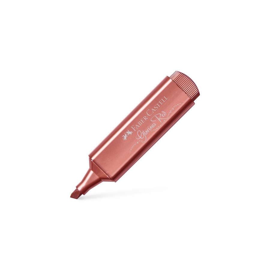 8814-Faber-Castell Textliner 46 marcador 1 pieza(s) Rojo metalizado