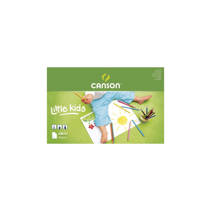 8843-KIDS BLOC DIBUJO A2 90 GR 42X59,4 GUARRO CANSON C400015582