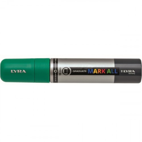 8863-MARCADOR PERMANENTE MARK ALL VERDE ESMERALDA 15 MM LYRA GROOVE L6840063