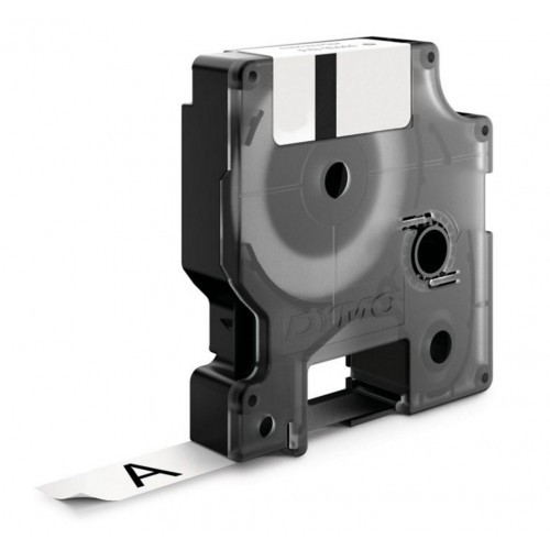 887-CINTA ROTULADORA RHINOPRO VINILO NEGRO/BLANCO 19MM DYMO 018445