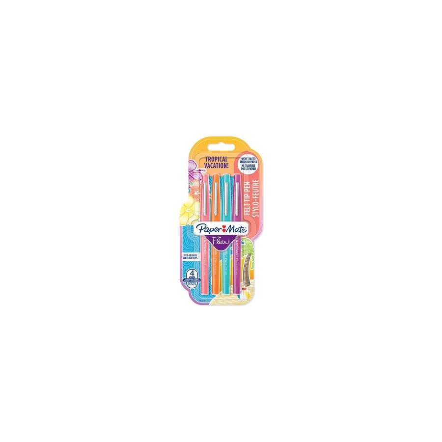 8873-FLAIR M. TROPICAL VACATION BL4  PAPER MATE 2032363