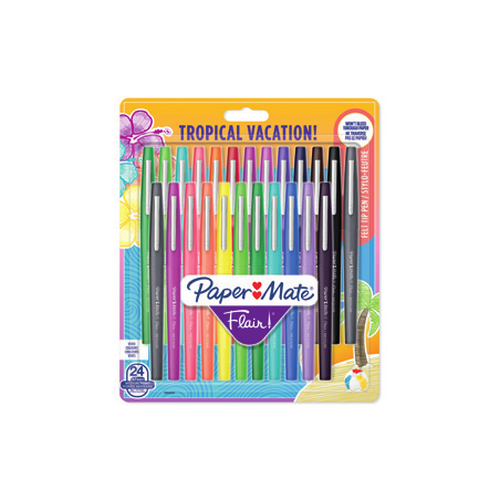 8877-FLAIR M. TROPICAL VACATION BL24 PAPER MATE 1982655